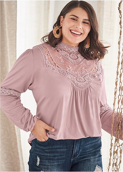 Women's Plus Size Tops | Cold Shoulder, Lace & Tank Tops | VENUS