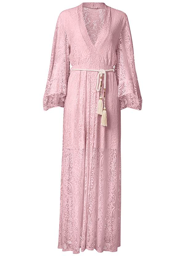 Alternate View Kimono Sleeve Maxi Dress