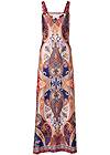 Ghost with background  view Beaded Print Maxi Dress