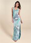 Front View Strappy Back Maxi Dress