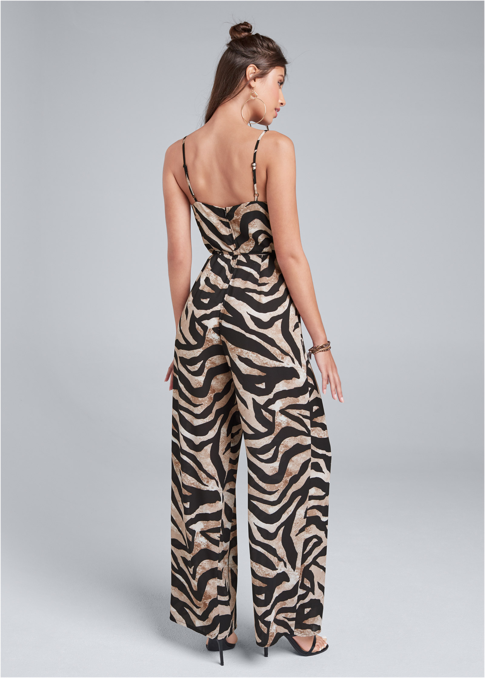 Tiger deals stripe jumpsuit