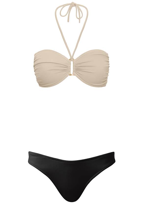 Alternate View Shapely Ruched Bandeau Top