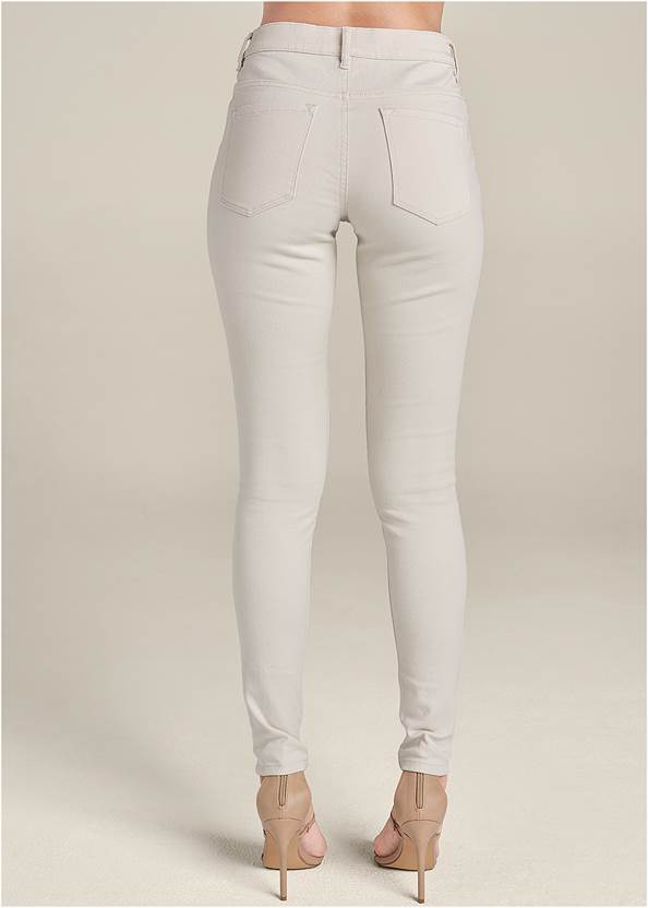 Back View Skinny Jeans