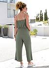 Full  view Tie Strap Casual Jumpsuit