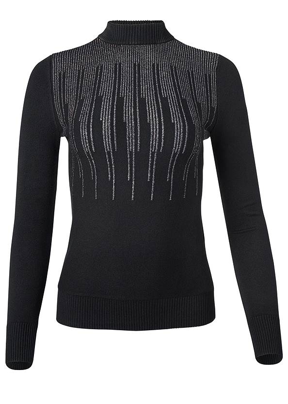 VENUS | Turtleneck Sweater in Black