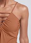 Detail front view Strappy Sleeveless Top