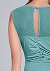 Detail back view Faux-Wrap Dress