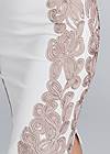 Detail front view Embroidered Bodycon Dress