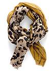 Ghost with background  view Leopard Mix Scarf