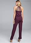 Back View Strappy Back Jumpsuit