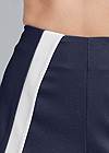 Detail front view Color Block Fashion Skorts