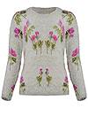 Alternate View Floral Cozy Sweater