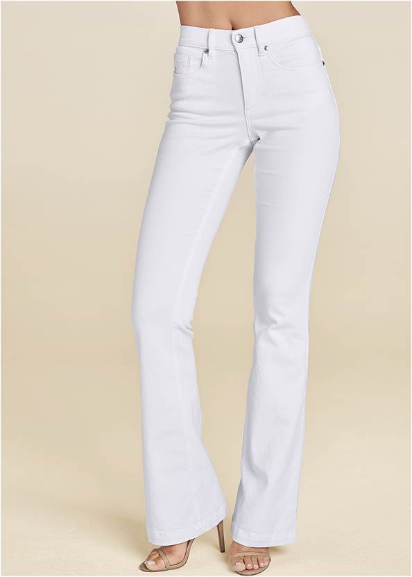 Waist down front view Bootcut Jeans