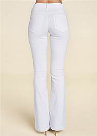White CASUAL BOOTCUT JEANS from VENUS