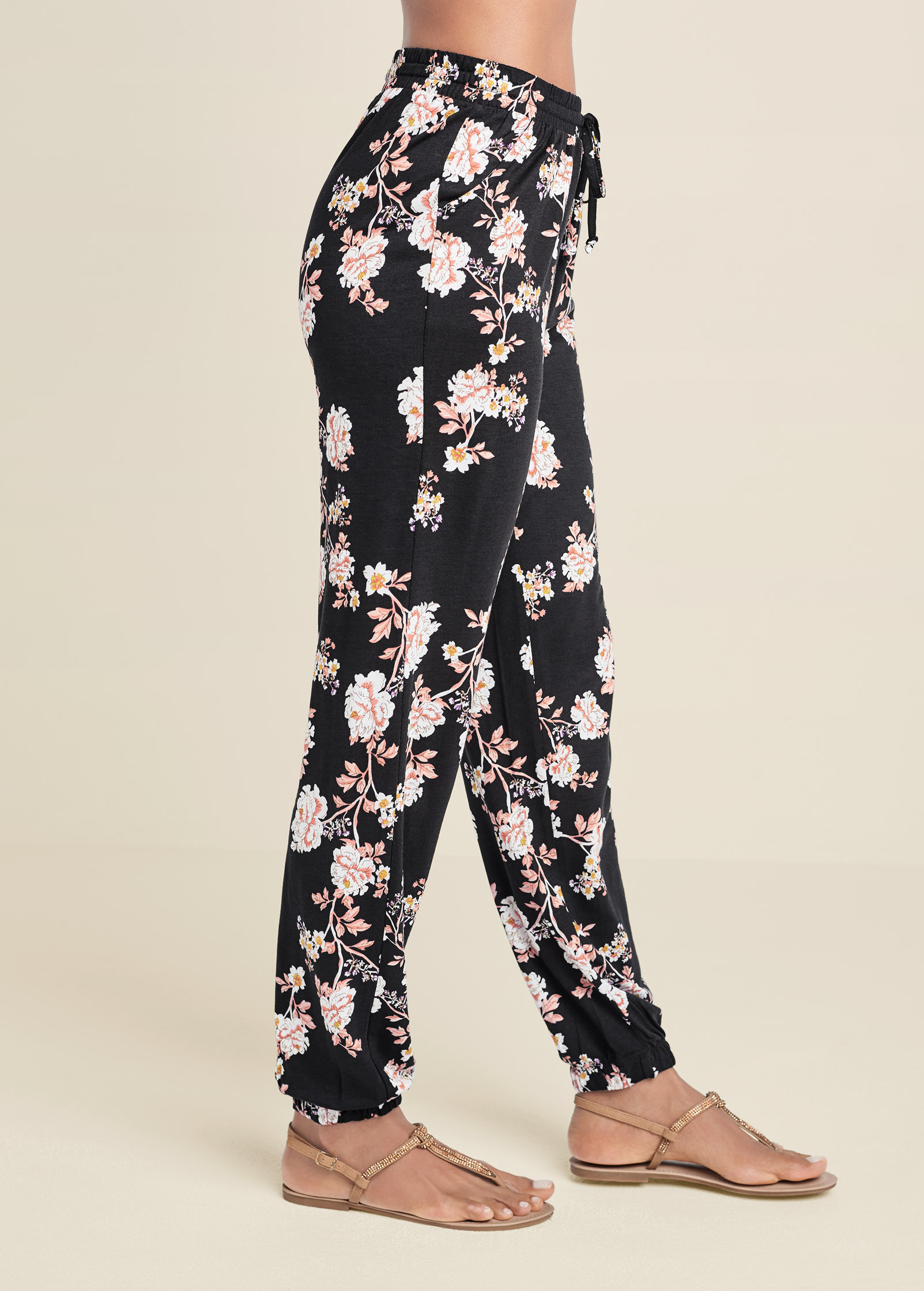 FLORAL PRINTED PANTS