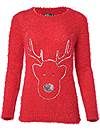 Alternate View Reindeer Sweater