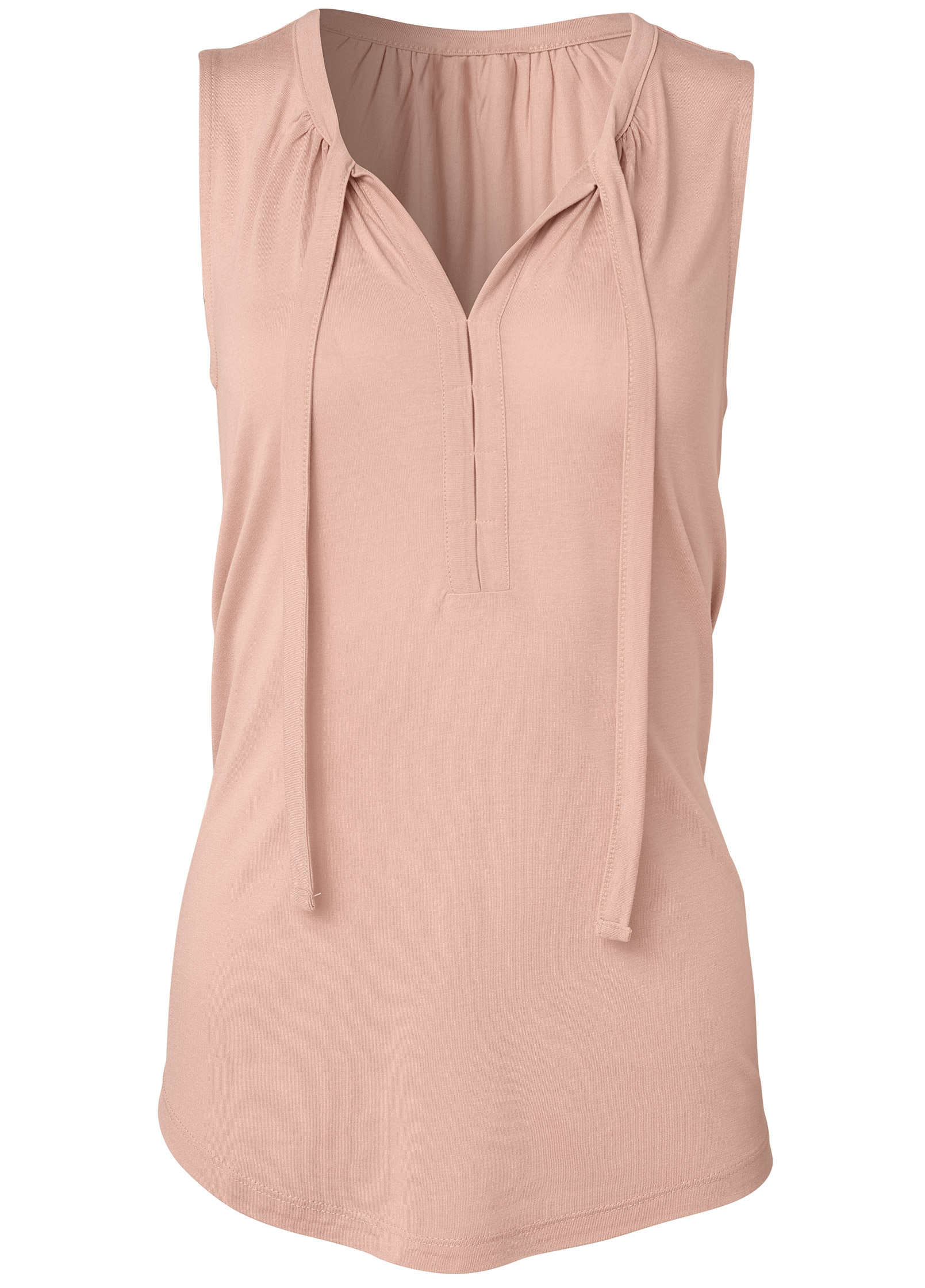 TIE DETAIL CASUAL TOP in Pink | VENUS