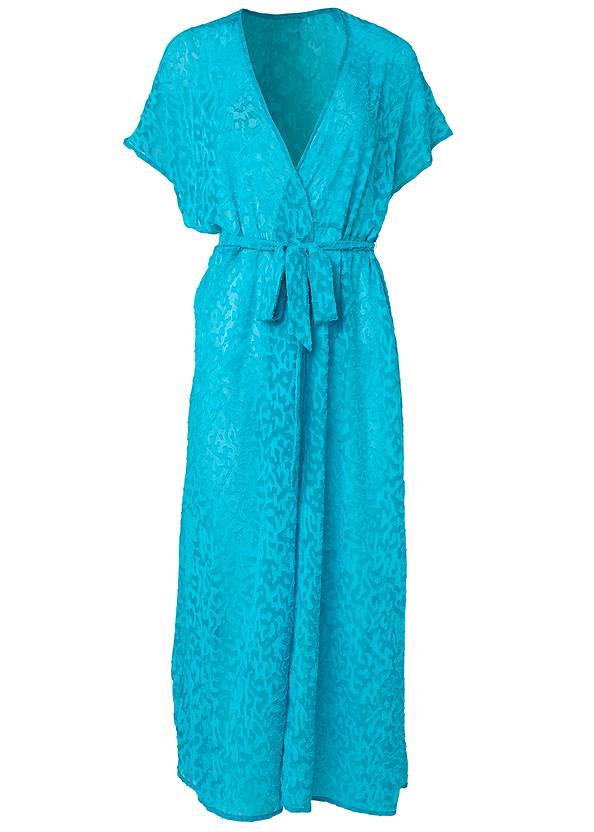 Alternate View Long Wrap Cover-Up Dress