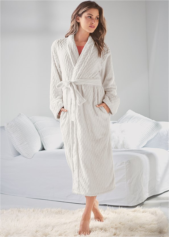 Ivory Cozy Sleep Robe From Venus