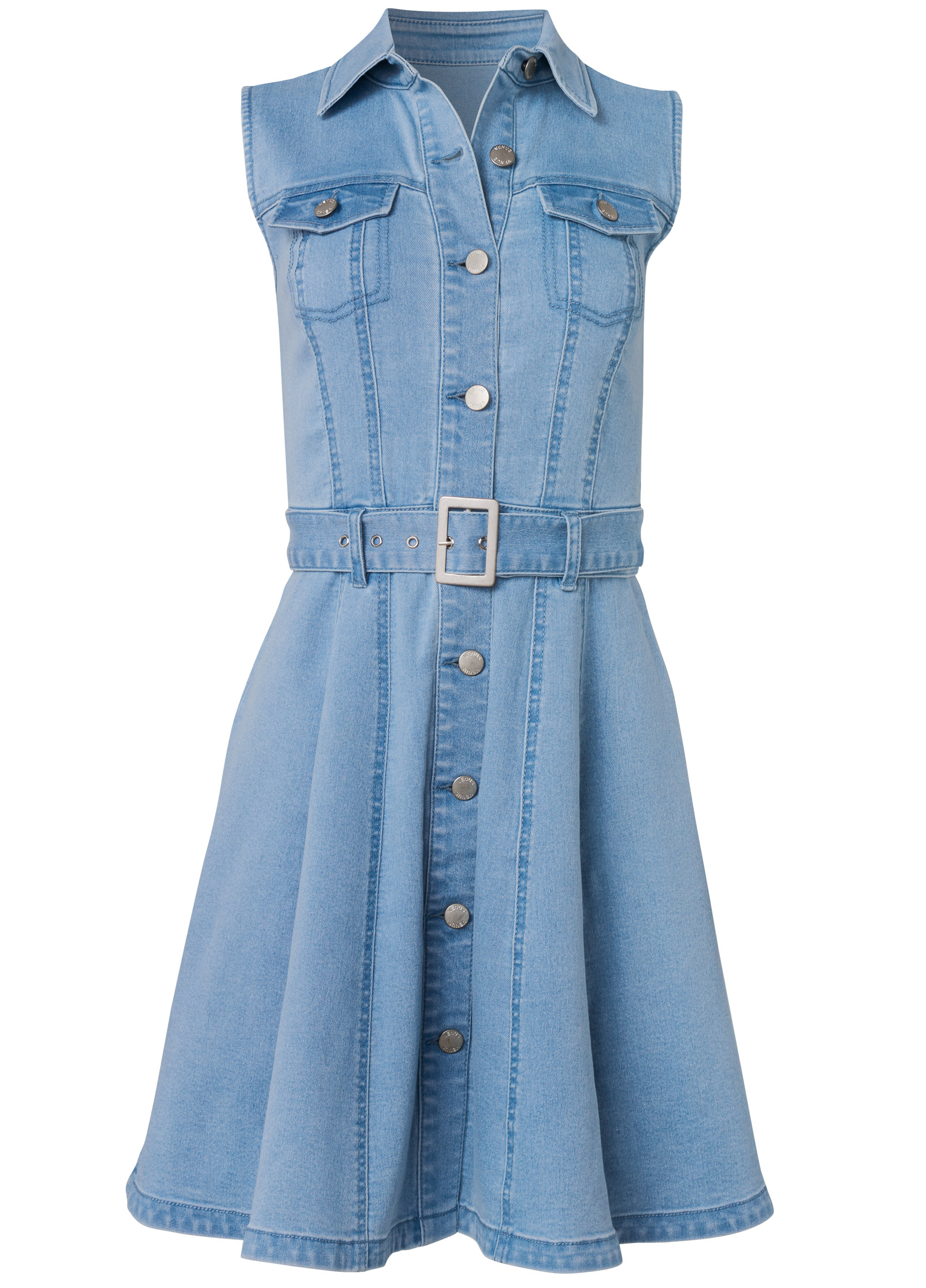 denim dress a line