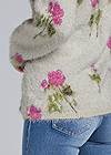 Alternate View Floral Cozy Sweater