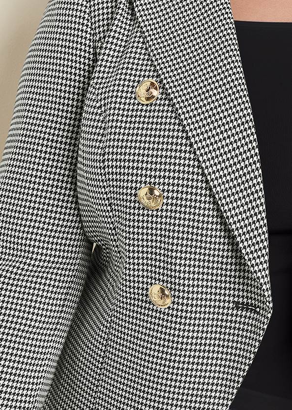 Alternate View Houndstooth Double Breasted Blazer
