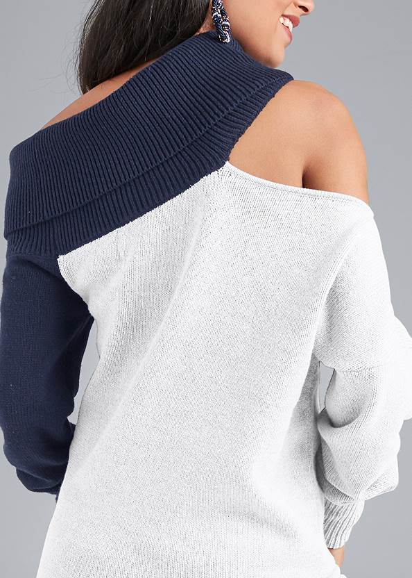 Alternate View One-Shoulder Sweater