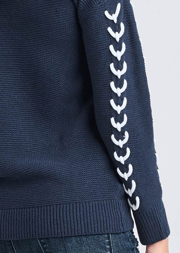 Alternate View Stitch Detail Sweater