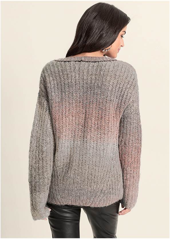 neo noir aria ombre knit blouse