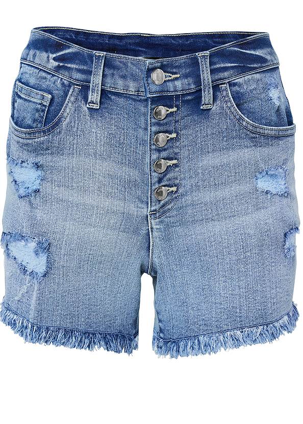 Alternate View Ripped Jean Shorts