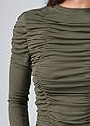 Alternate View Ruched Top