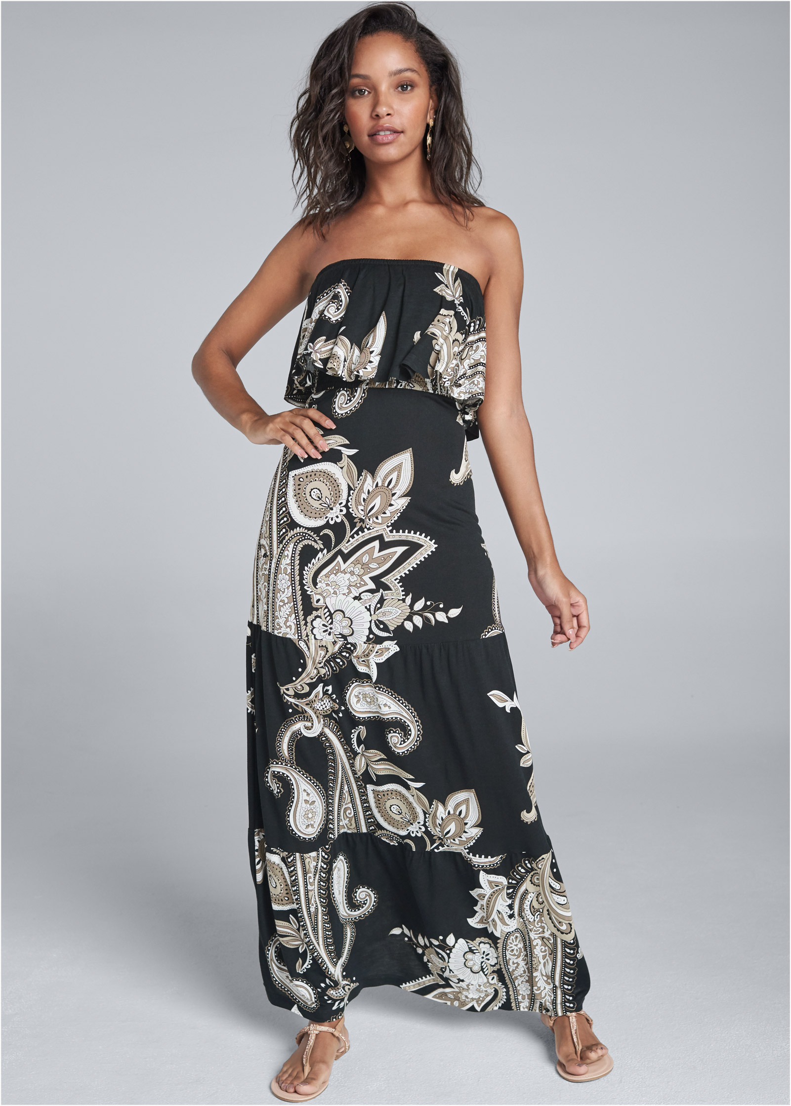 PAISELY MAXI DRESS