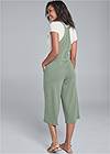 Back View Lounge Culotte Overalls