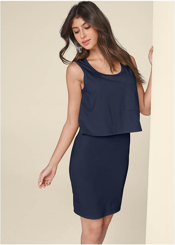 Front View Casual Tank Dress, Any 2 For $49
