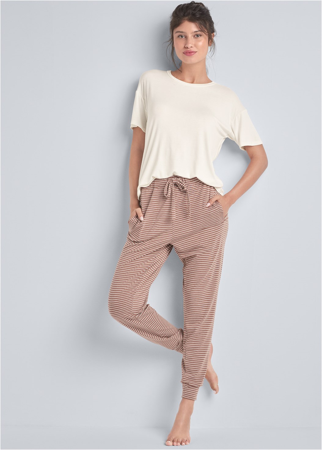 flared sports trousers