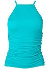 Ghost with background  view Strappy Back Tankini Top