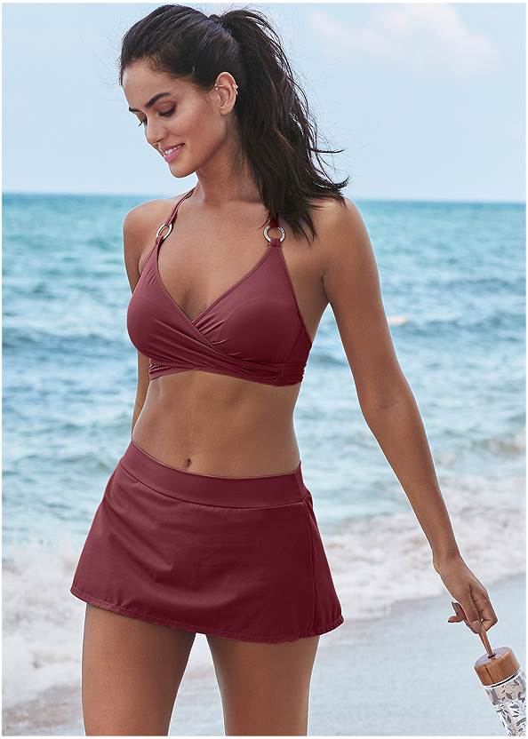Underwire Wrap Top,Classic Low-Rise Bottom ,The Magnolia Moderate Bottom,Multiway Marilyn Bikini Top,Strapless Jumpsuit