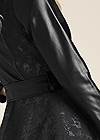 Alternate View Lace Detail Trench Coat