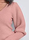 Detail front view Ribbed V-Neck Sweater
