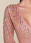Detail front view Sequin Cardigan