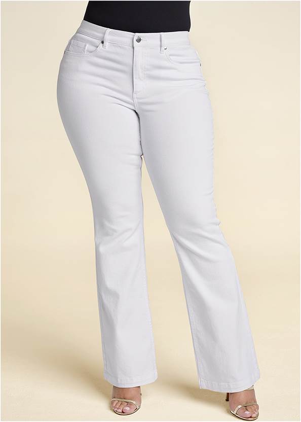 Front View Halle Bootcut Jeans