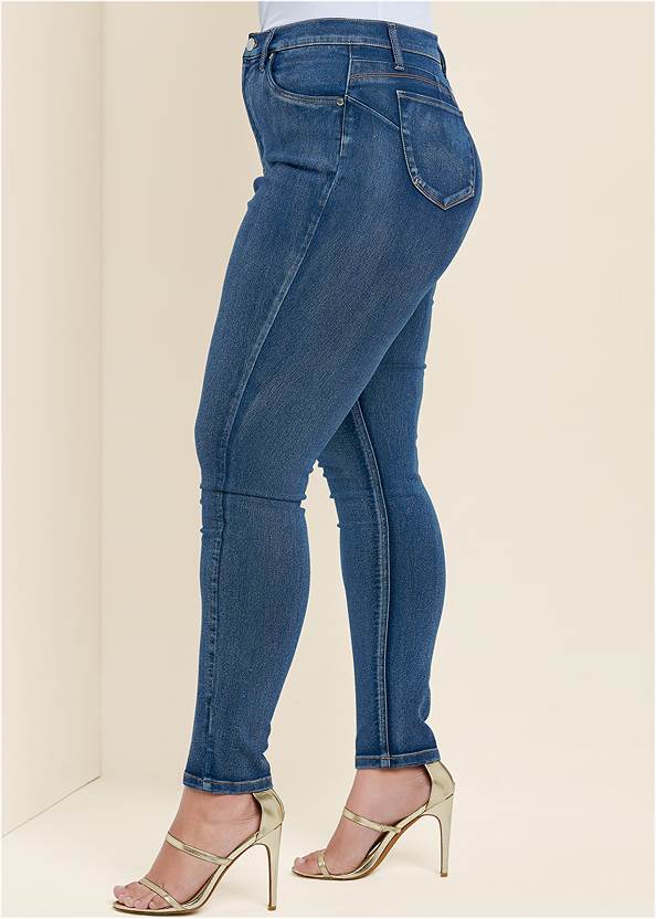 Back View Bum Lifter Jeans