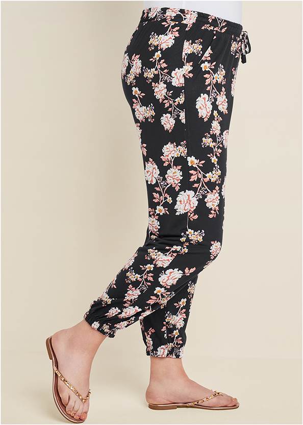 Alternate View Floral Printed Pants