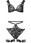 Ghost with background  view Strappy Lace Bra Set