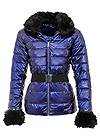 Ghost front view Faux-Fur Trim Puffer Jacket
