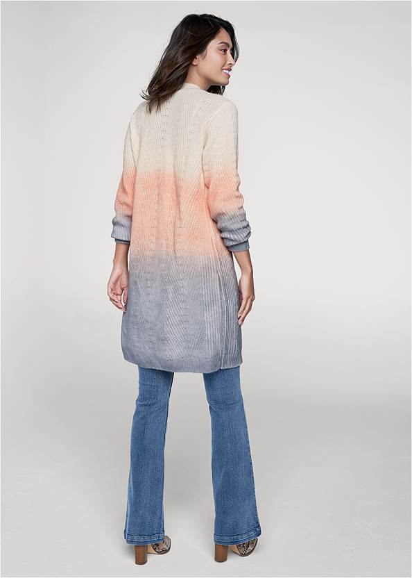 Alternate View Ombre Striped Cardigan