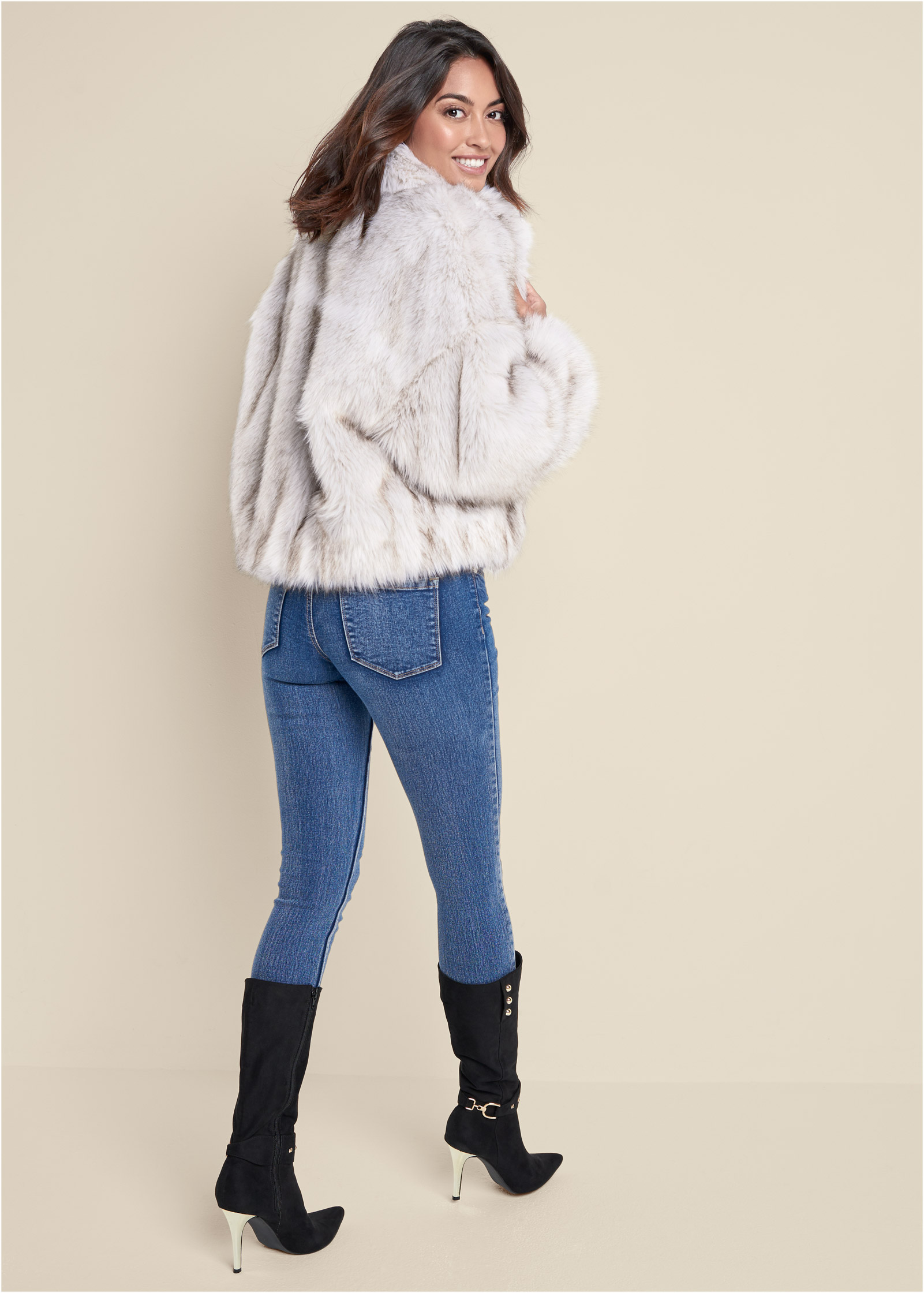 venus faux fur coat