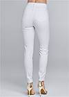 Detail front view Elastic Waistband Jeans