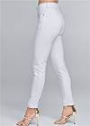 Waist down side view Elastic Waistband Jeans