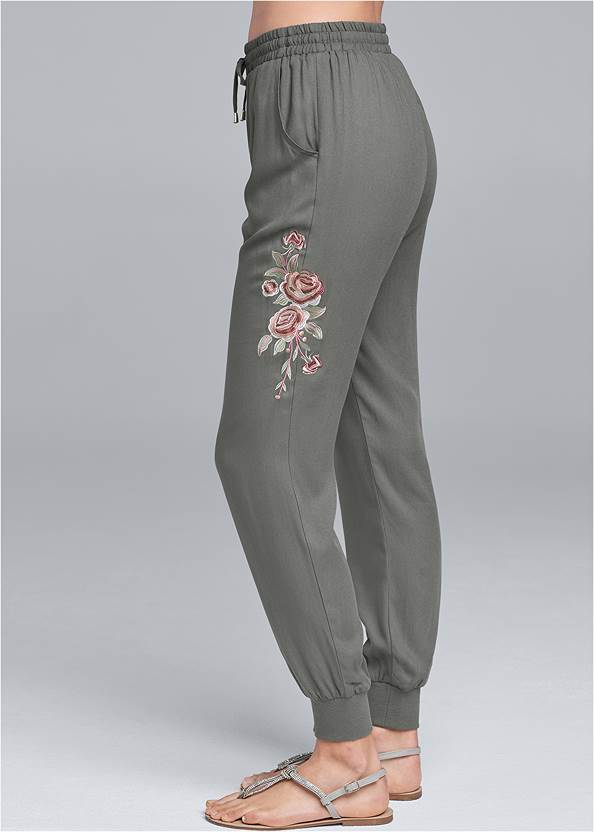Alternate View Embroidered Pants